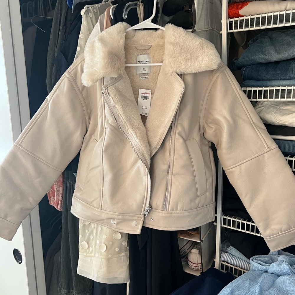 Abercrombie Vegan Leather Jacket